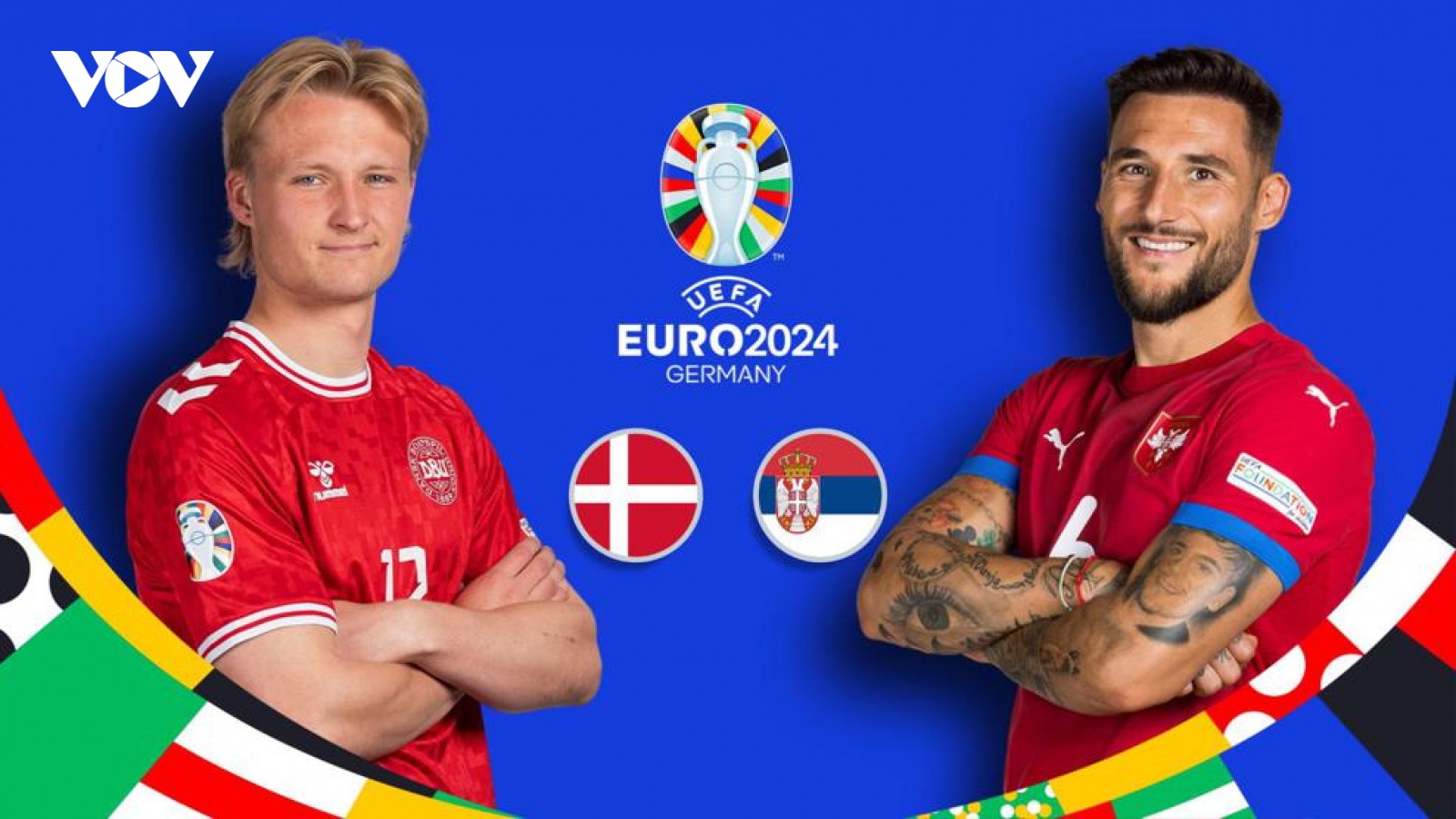 Xem trực tiếp trận Đan Mạch vs Serbia tại EURO 2024 ở đâu?
