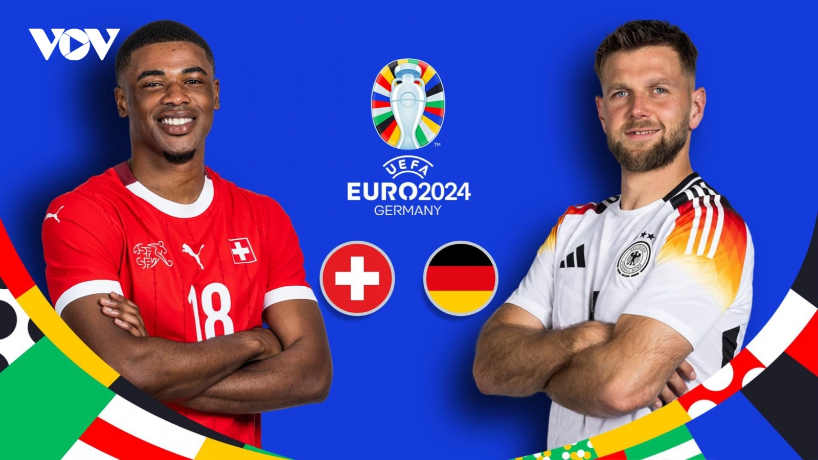Xem trực tiếp trận Đức vs Thụy Sĩ EURO 2024 ở đâu?