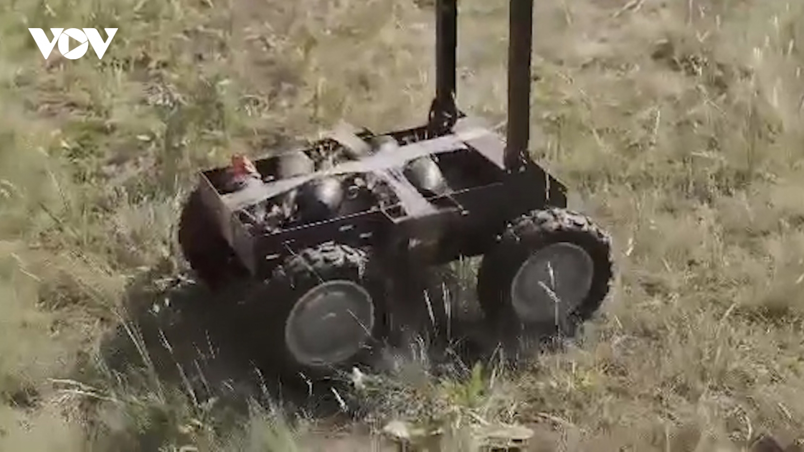 Nga lần đầu sử dụng robot tự sát Lyagushka tấn công mục tiêu Ukraine