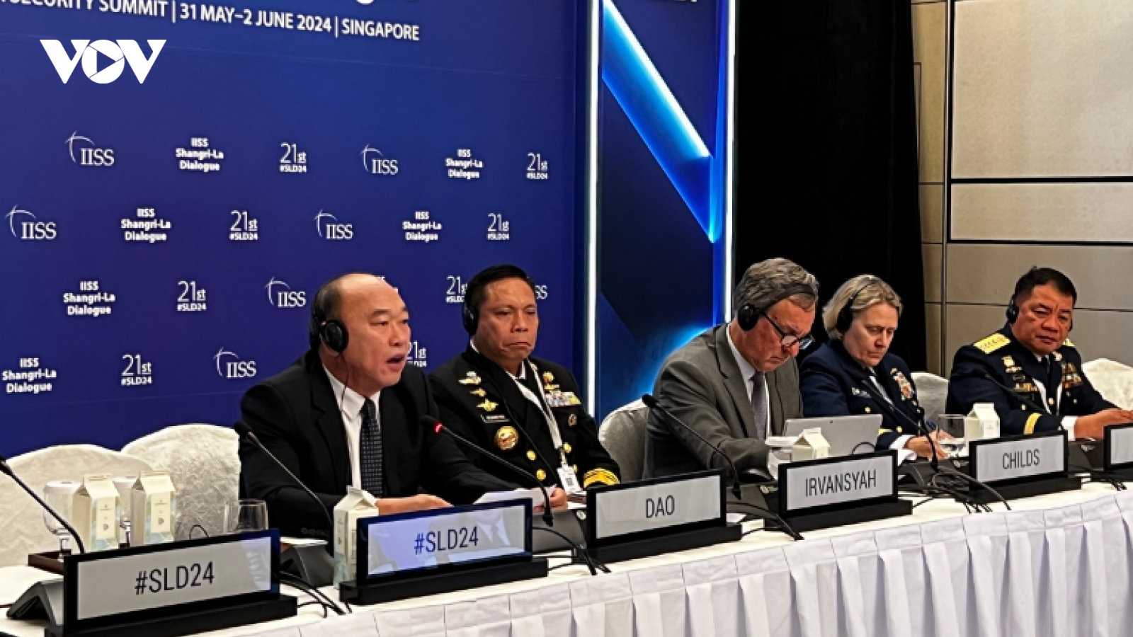 Tư lệnh Cảnh sát biển Việt Nam phát biểu tại Đối thoại Shangri La 2024