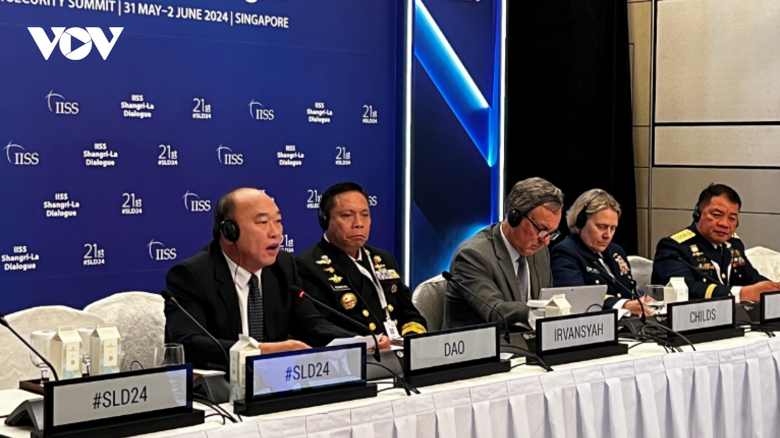 Tư lệnh Cảnh sát biển Việt Nam phát biểu tại Đối thoại Shangri La 2024