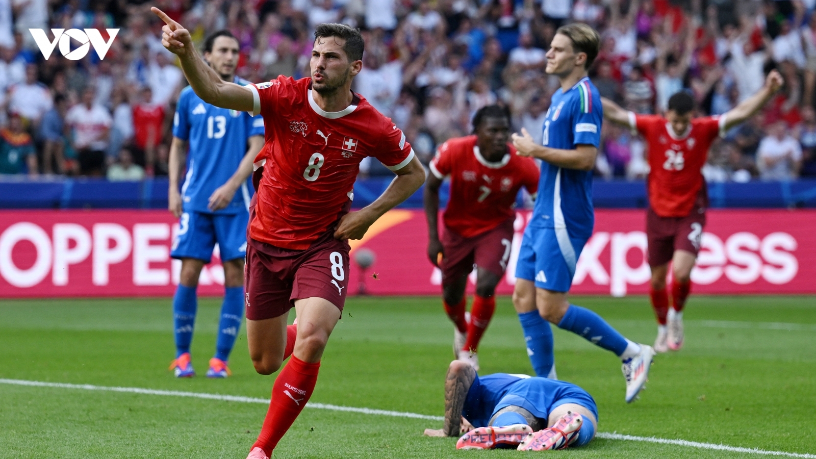 Kết quả EURO 2024: Thụy Sĩ biến Italia thành cựu vô địch
