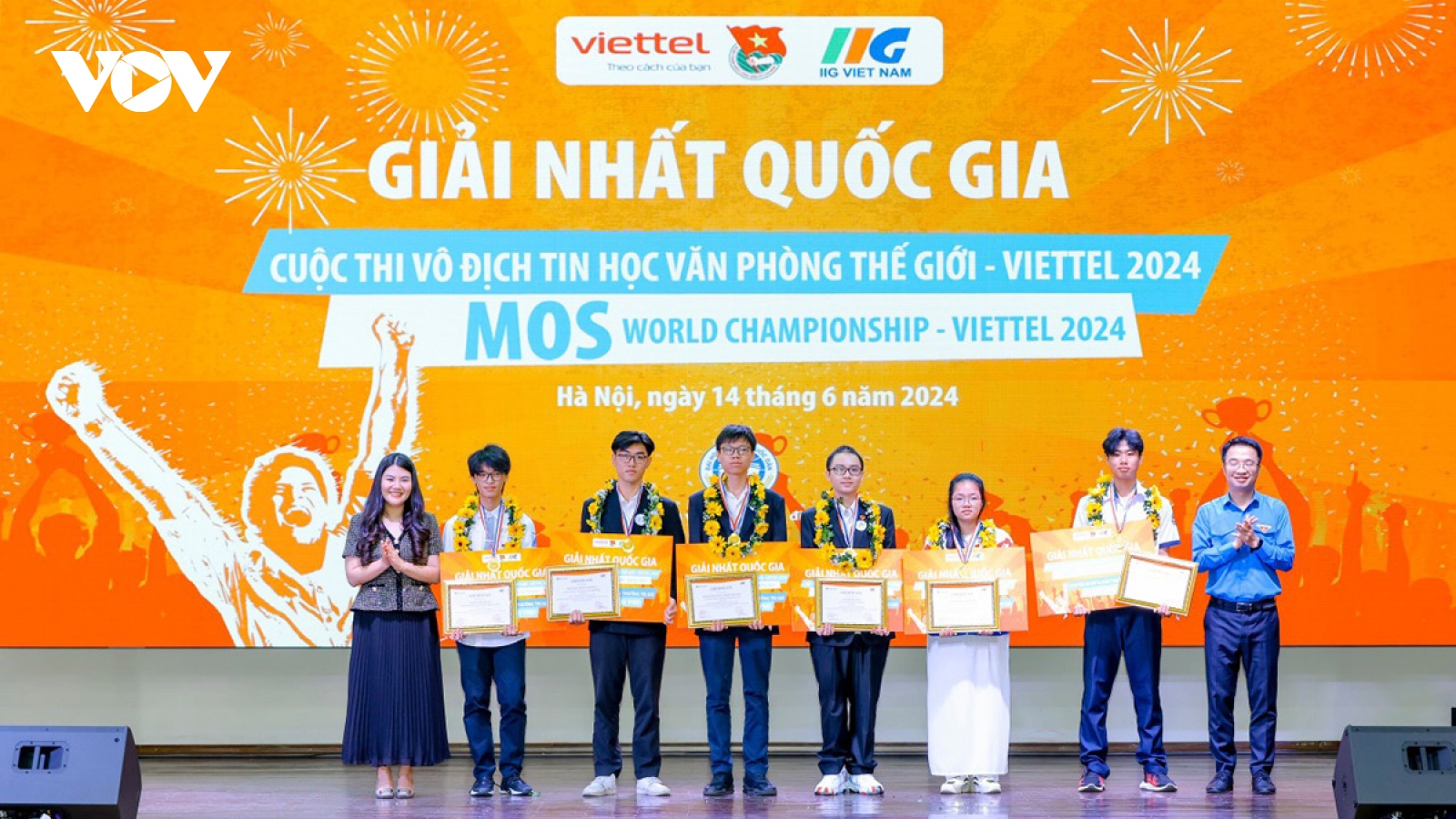 6 thí sinh giành giải vô địch quốc gia cuộc thi Tin học Văn phòng thế giới