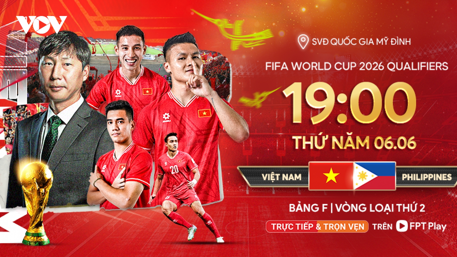 Xem trực tiếp ĐT Việt Nam vs ĐT Philippines ở đâu?