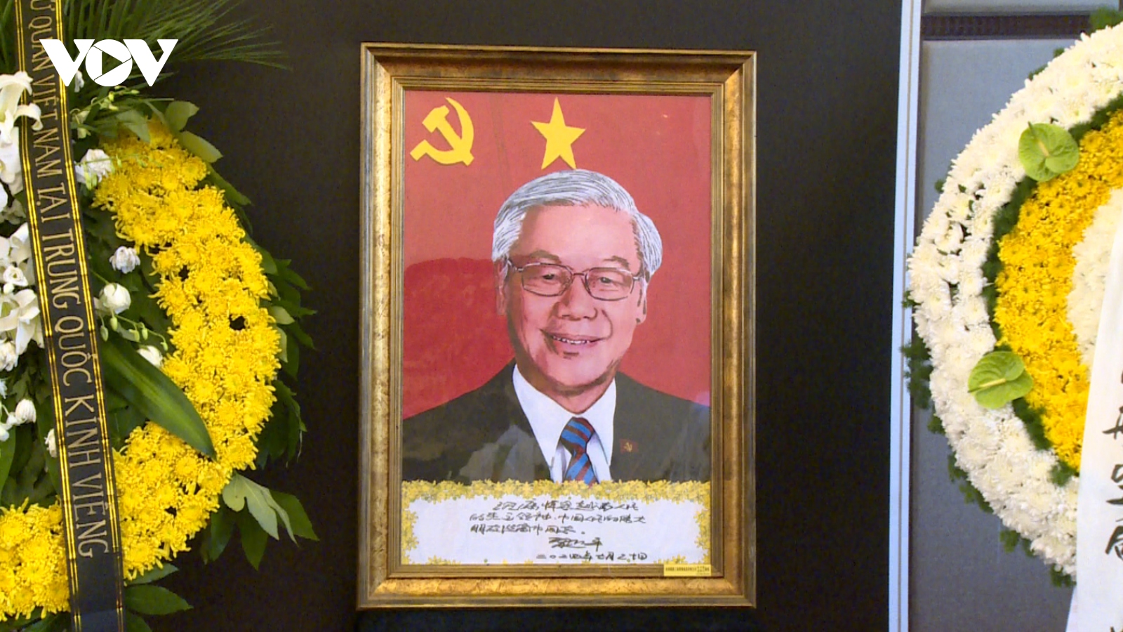 Nhân sĩ Trung Quốc hoàn thành bức chân dung Tổng Bí thư Nguyễn Phú Trọng trong 3 ngày, 3 đêm