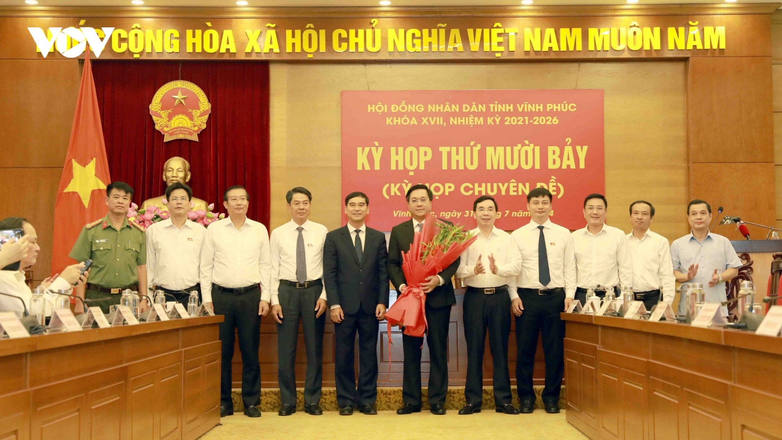 Ông Trần Duy Đông được bầu giữ chức Chủ tịch UBND tỉnh Vĩnh Phúc