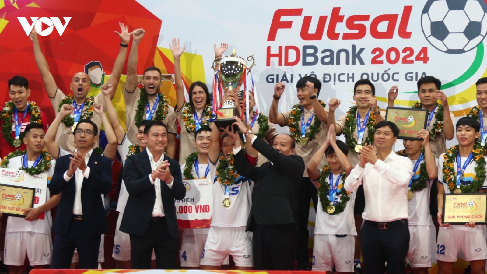 Bế mạc giải Futsal HDBank VĐQG 2024: Thái Sơn Nam vô địch