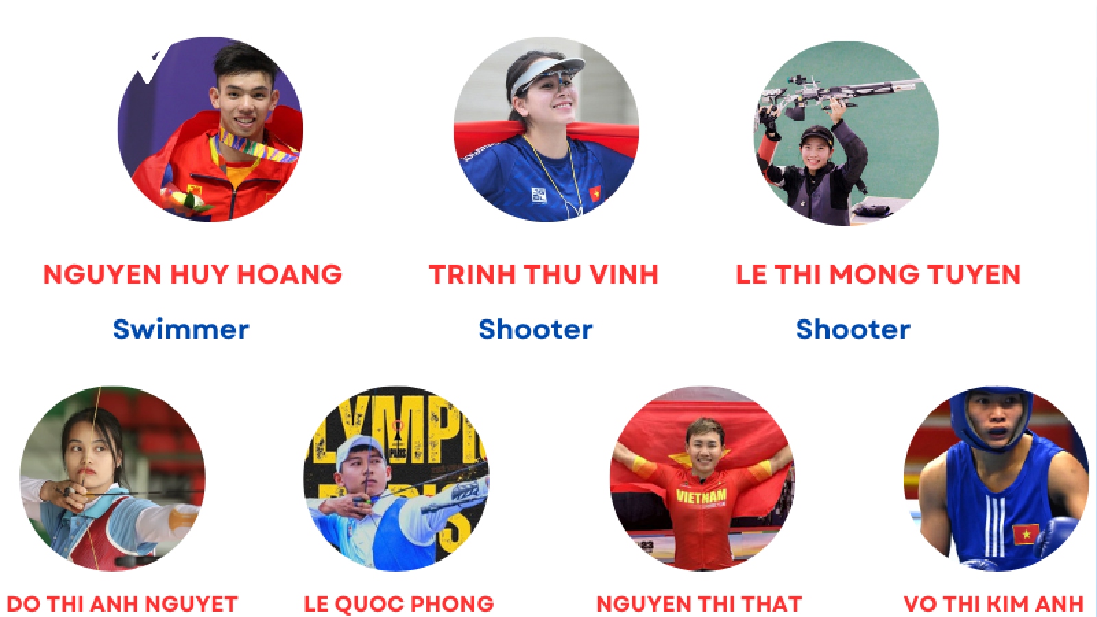16 Vietnamese athletes qualifying for 2024 Paris Olympics