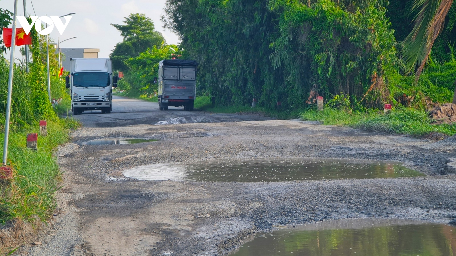 Cà Mau sửa chữa đường về Di tích Hòn Đá Bạc sau phản ánh của VOV