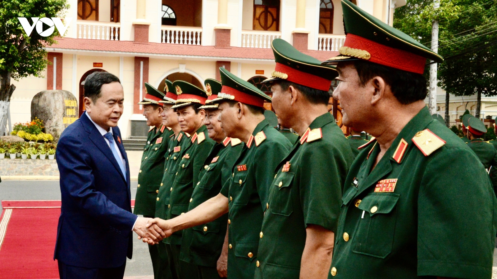 Chủ tịch Quốc hội Trần Thanh Mẫn thăm và làm việc tại Quân khu 9