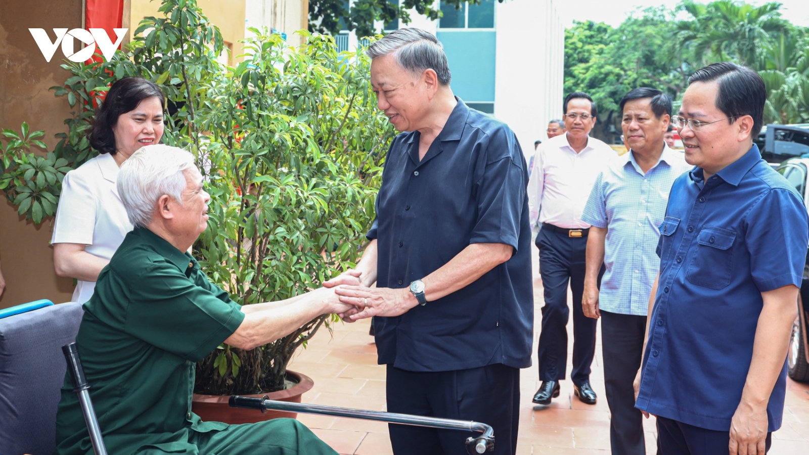 Chủ tịch nước Tô Lâm thăm Trung tâm điều dưỡng thương binh Thuận Thành