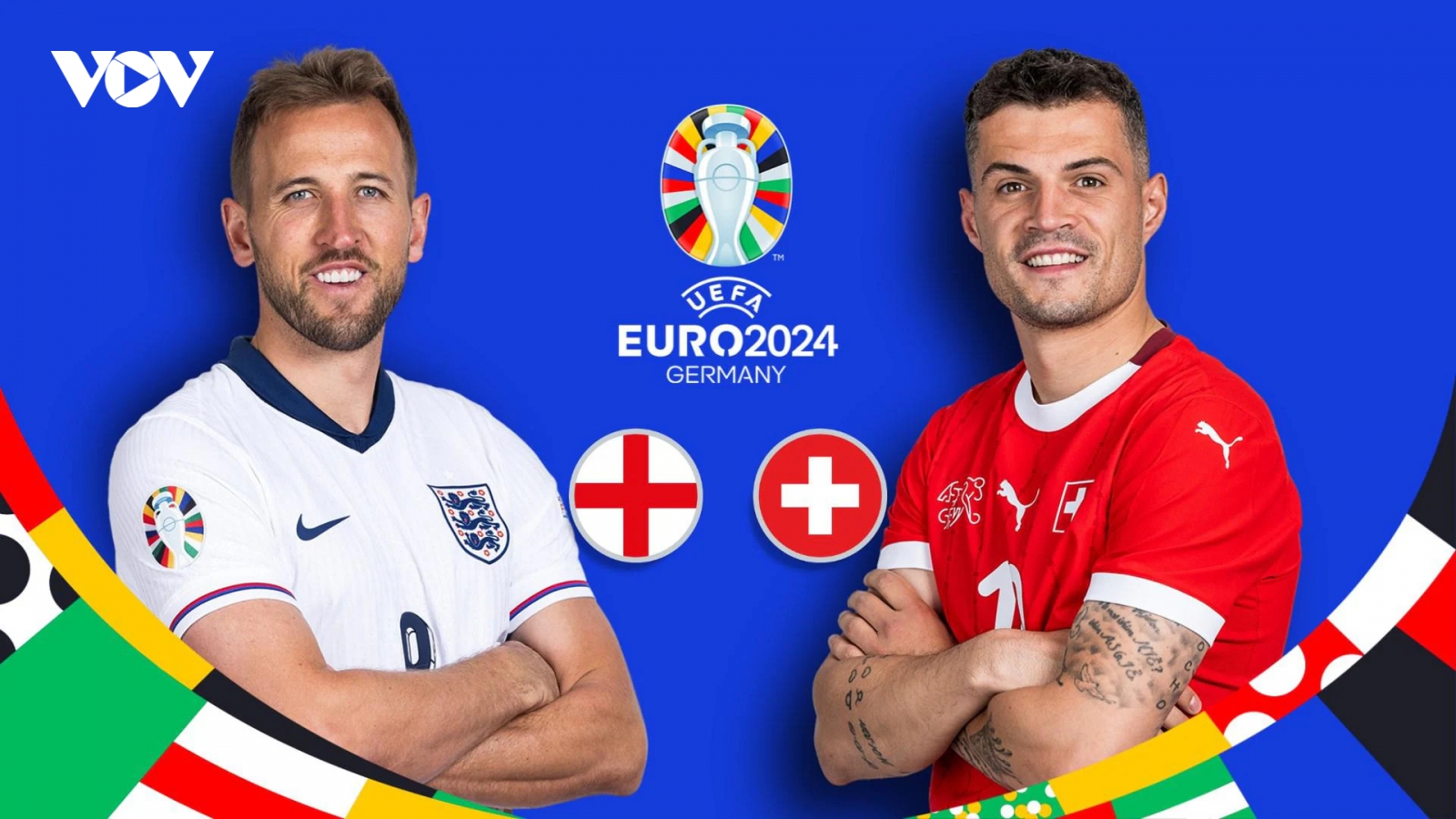Xem trực tiếp trận Anh vs Thụy Sĩ tứ kết EURO 2024 ở đâu?