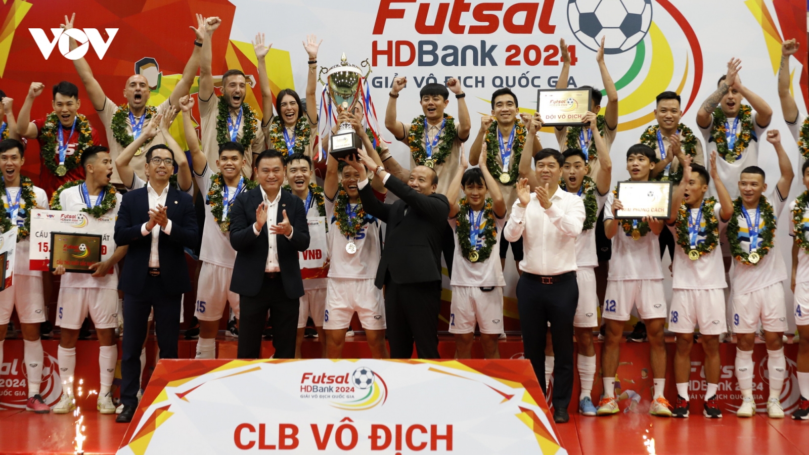 Thái Sơn Nam thâu tóm mọi danh hiệu giải Futsal HDBank Vô địch Quốc gia 2024