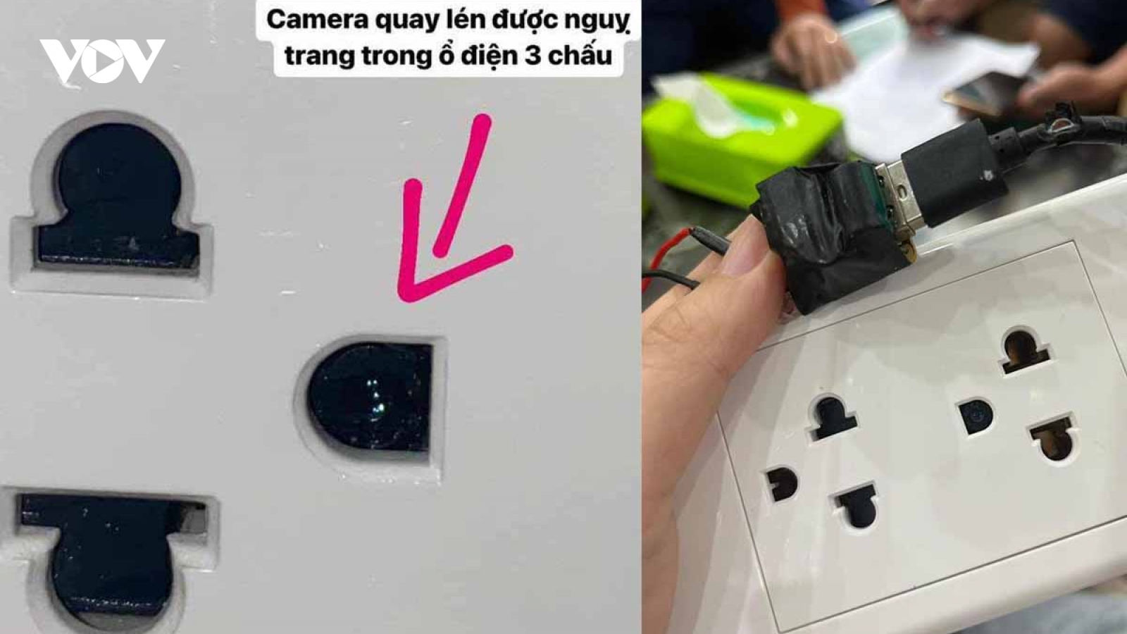 Lại xuất hiện camera quay lén trong phòng trọ của nữ sinh ở Hà Nội