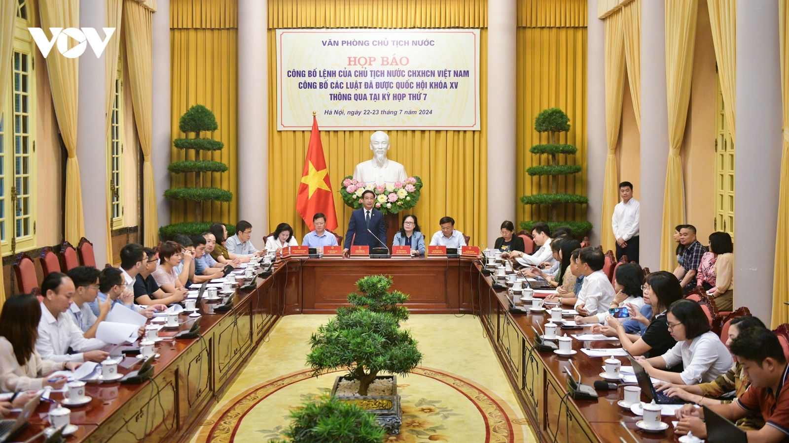 Công bố lệnh của Chủ tịch nước về 5 luật vừa được Quốc hội thông qua