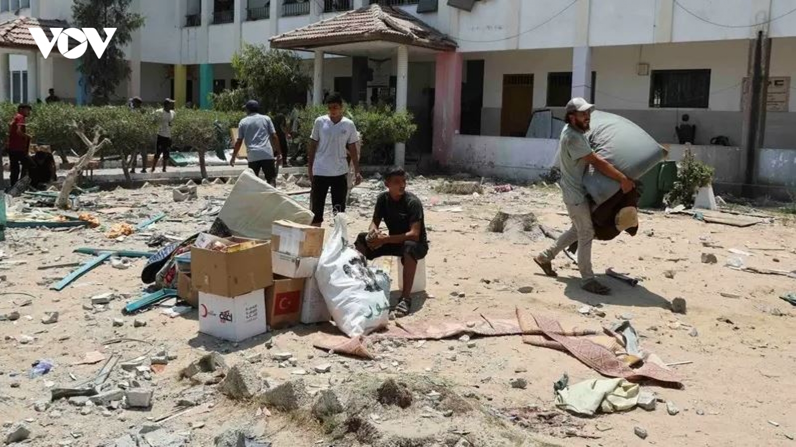 Israel không kích trường học tại Gaza khiến ít nhất 30 người thiệt mạng