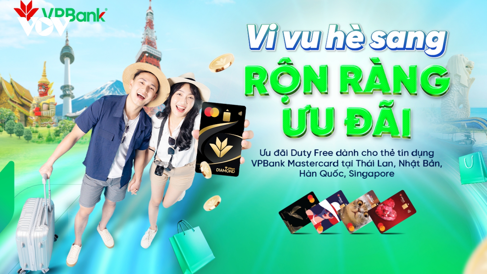 “Bỏ túi” bí quyết dùng thẻ tín dụng VPBank Mastercard dịp Hè