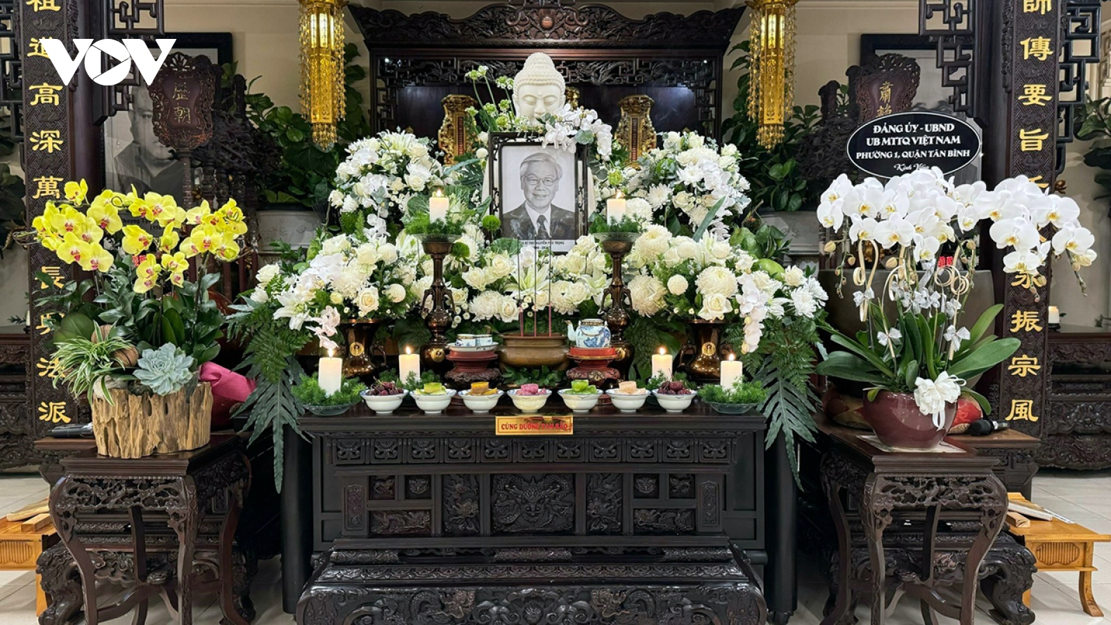 Giáo hội Phật giáo TP.HCM tưởng niệm Tổng Bí thư Nguyễn Phú Trọng