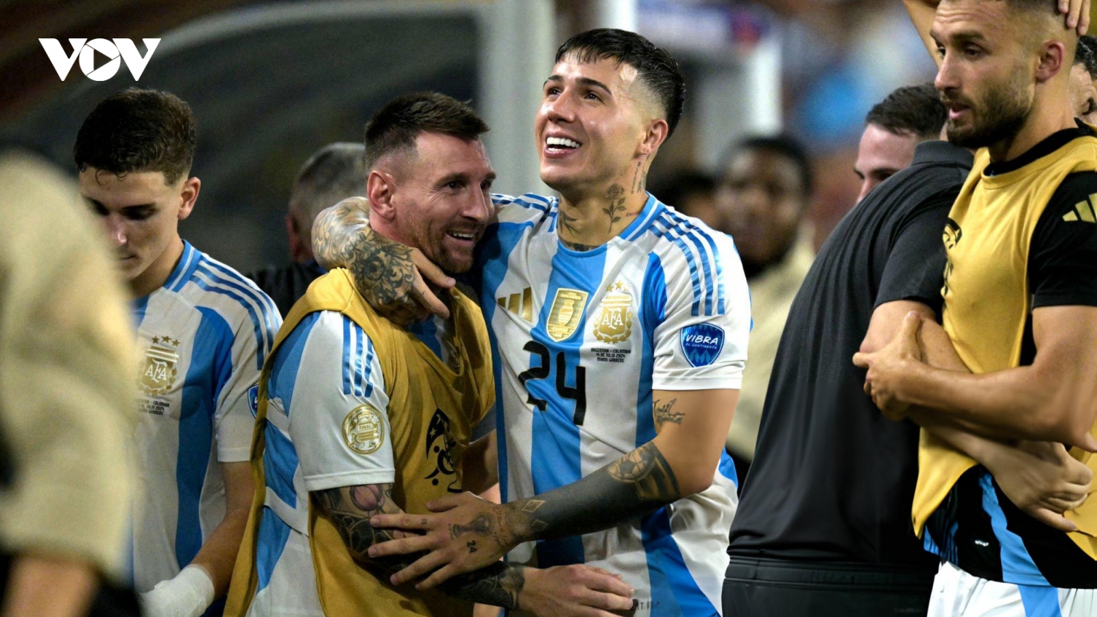 Messi chấn thương, Argentina vẫn vô địch Copa America 2024 nhờ Lautaro tỏa sáng