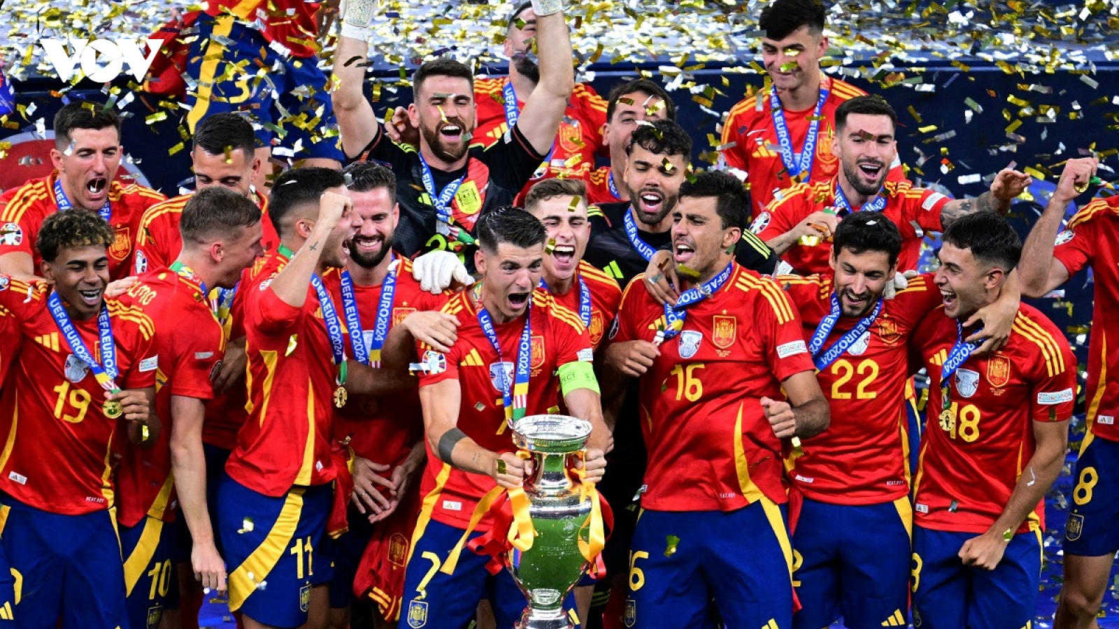 UEFA công bố đội hình tiêu biểu EURO 2024