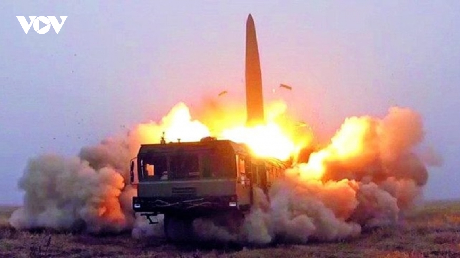 Nga phóng tên lửa Iskander-M bắn nổ trụ sở của quân đội Ukraine
