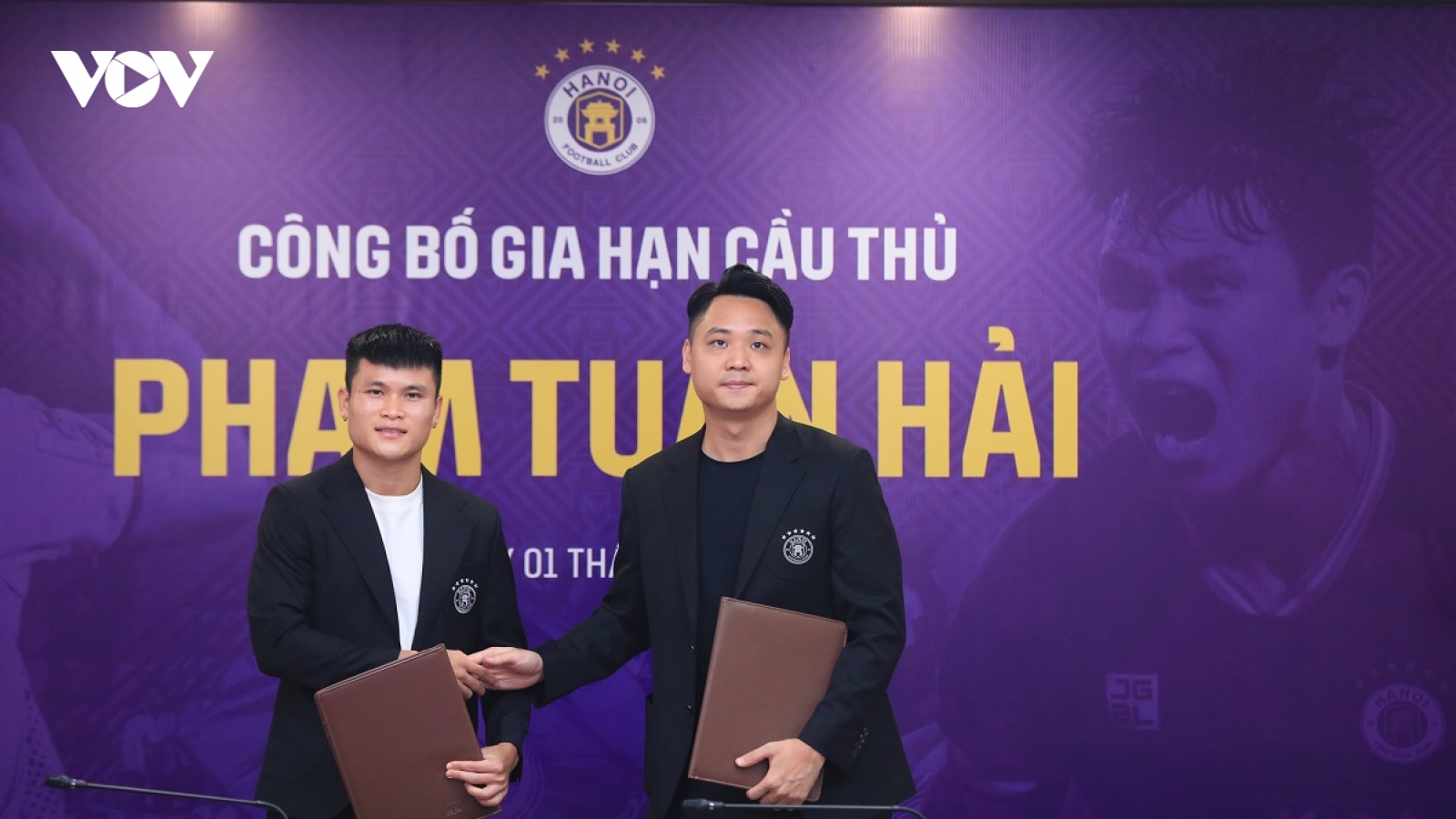 Tuấn Hải gia hạn hợp đồng với Hà Nội FC, được ra nước ngoài thi đấu