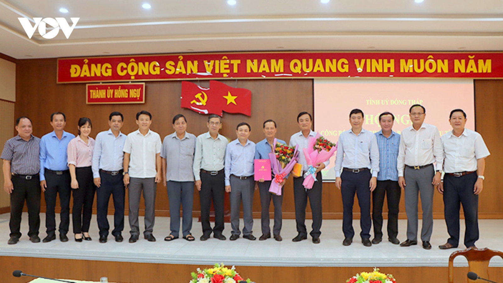 Đồng Tháp bổ nhiệm cán bộ Huyện ủy Hồng Ngự và Thành ủy Hồng Ngự