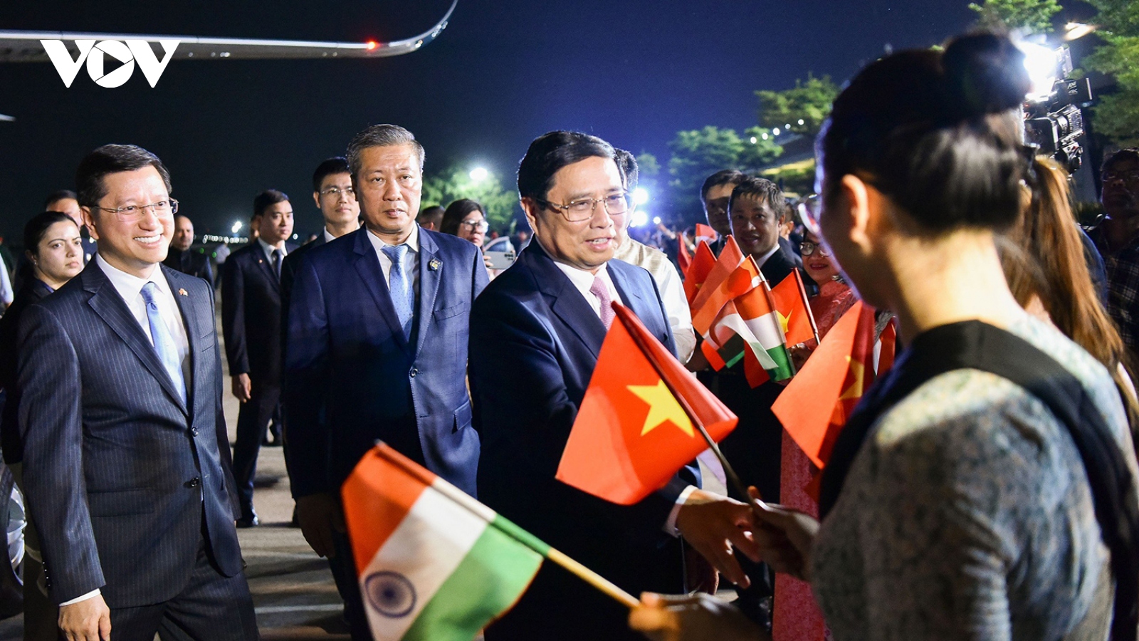 Thủ tướng Phạm Minh Chính đến New Delhi bắt đầu chuyến thăm Ấn Độ