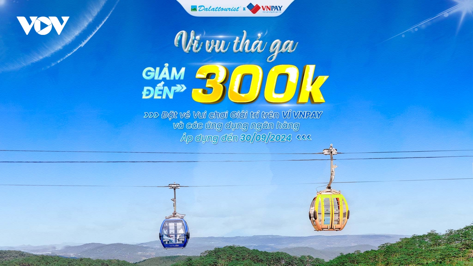 Cơ hội trải nghiệm cáp treo Đà Lạt miễn phí dành cho du khách tham quan trong dịp lễ 2/9