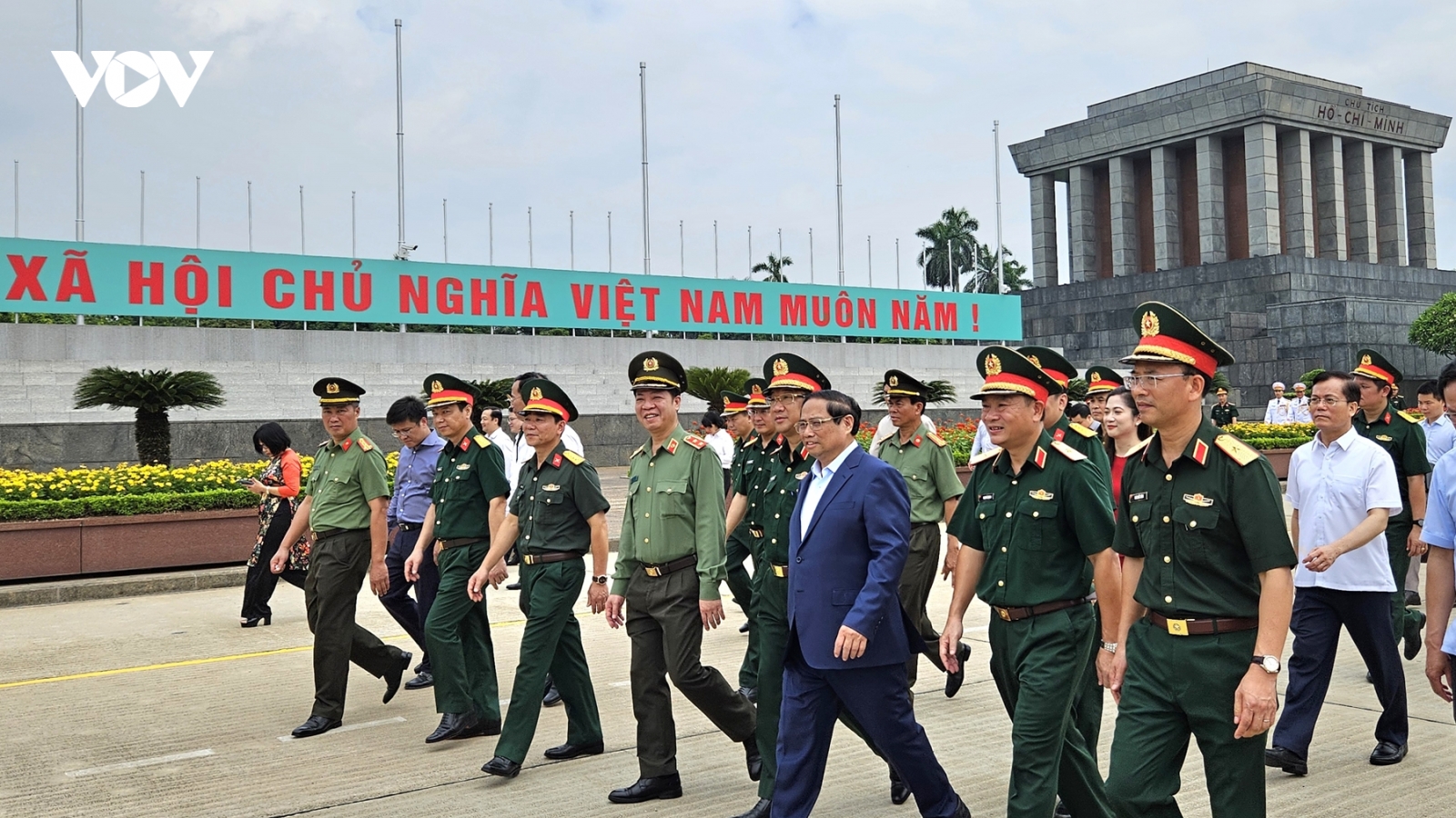 Thủ tướng kiểm tra công tác tu bổ định kỳ công trình Lăng Chủ tịch Hồ Chí Minh