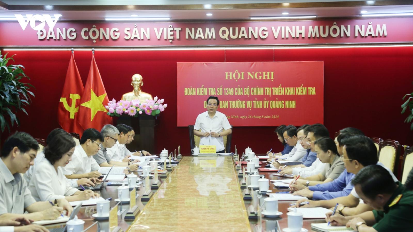 Đoàn kiểm tra của Bộ Chính trị triển khai kiểm tra Ban Thường vụ Tỉnh Quảng Ninh