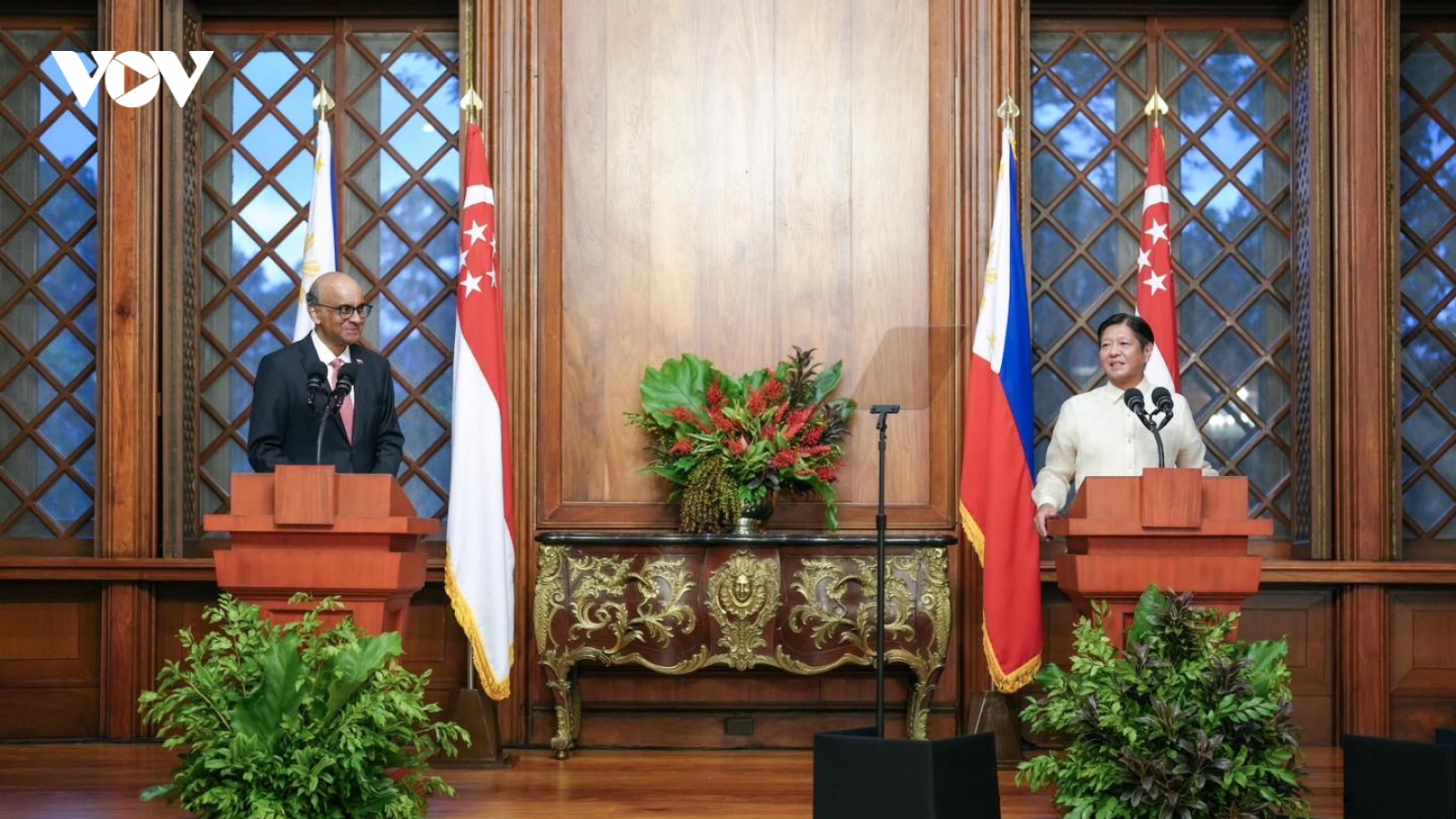 Philippines và Singapore cam kết giải quyết hòa bình tranh chấp ở Biển Đông