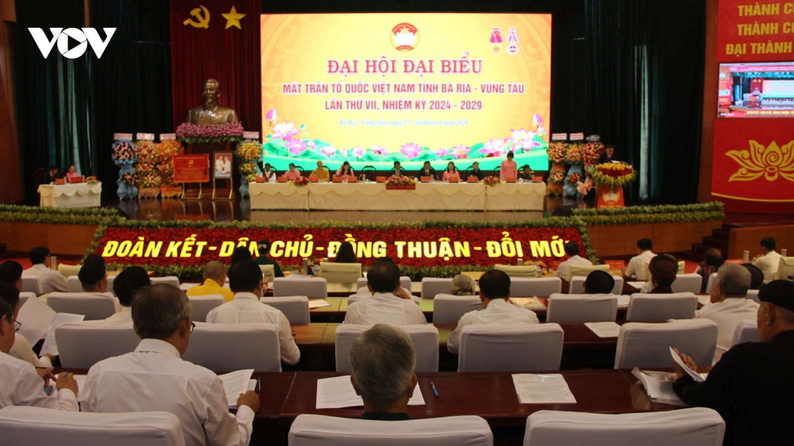 300 đại biểu dự Đại hội Đại biểu Mặt trận tổ quốc tỉnh Bà Rịa - Vũng Tàu