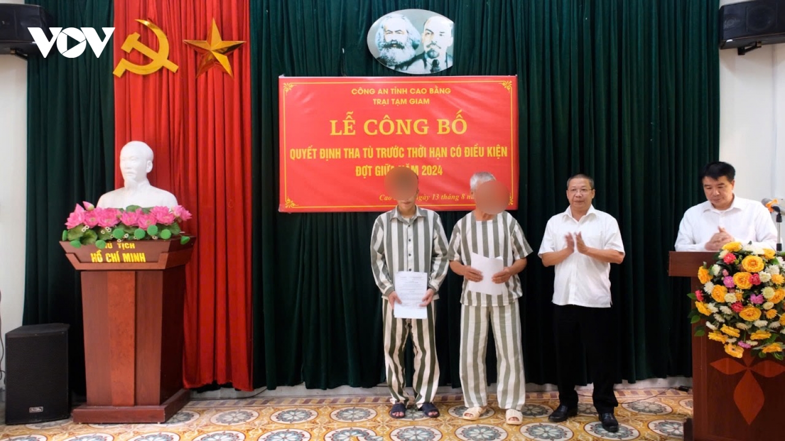 Cao Bằng công bố tha tù trước thời hạn cho phạm nhân dịp 2/9