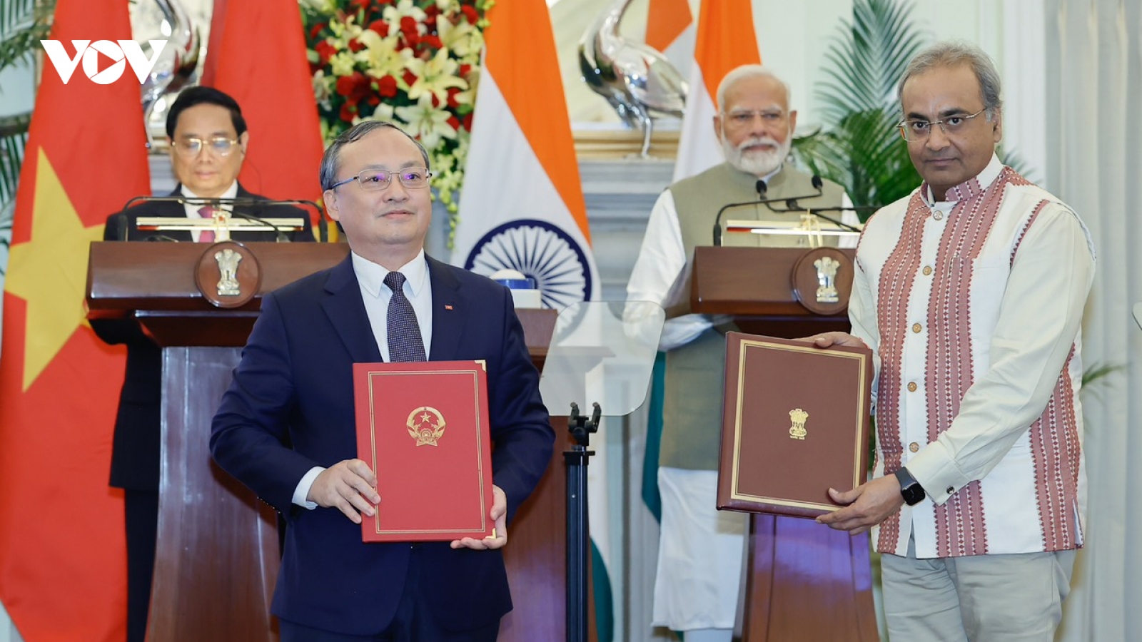 VOV ký thỏa thuận hợp tác với Prasar Bharati của Ấn Độ