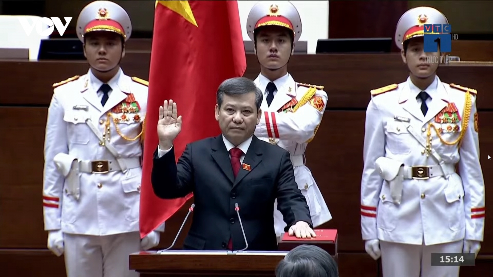 Chánh án TAND Tối cao Lê Minh Trí tuyên thệ nhậm chức
