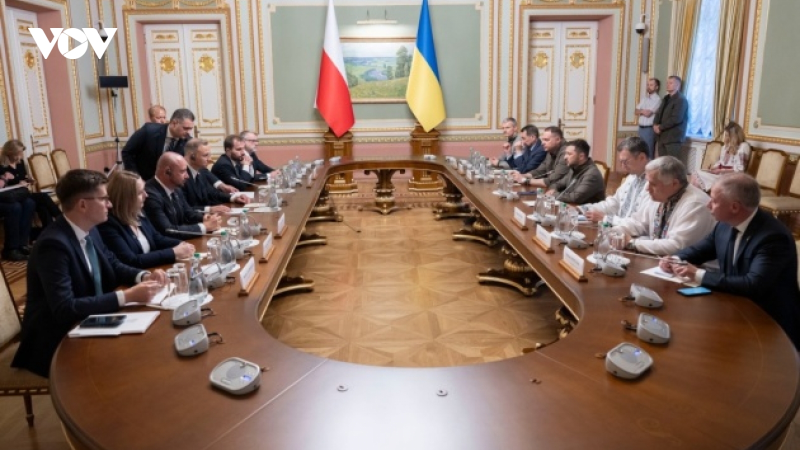Tổng thống Ba Lan và Thủ tướng Litva hội đàm với Tổng thống Ukraine