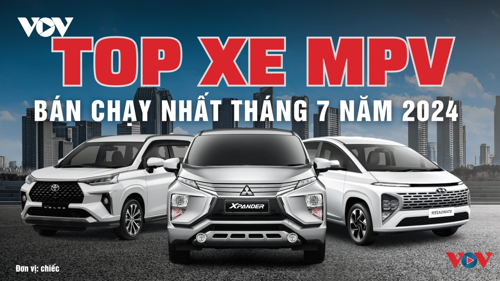 Doanh số MPV tháng 7/2024: Mitsubishi Xpander vẫn bỏ xa các đối thủ