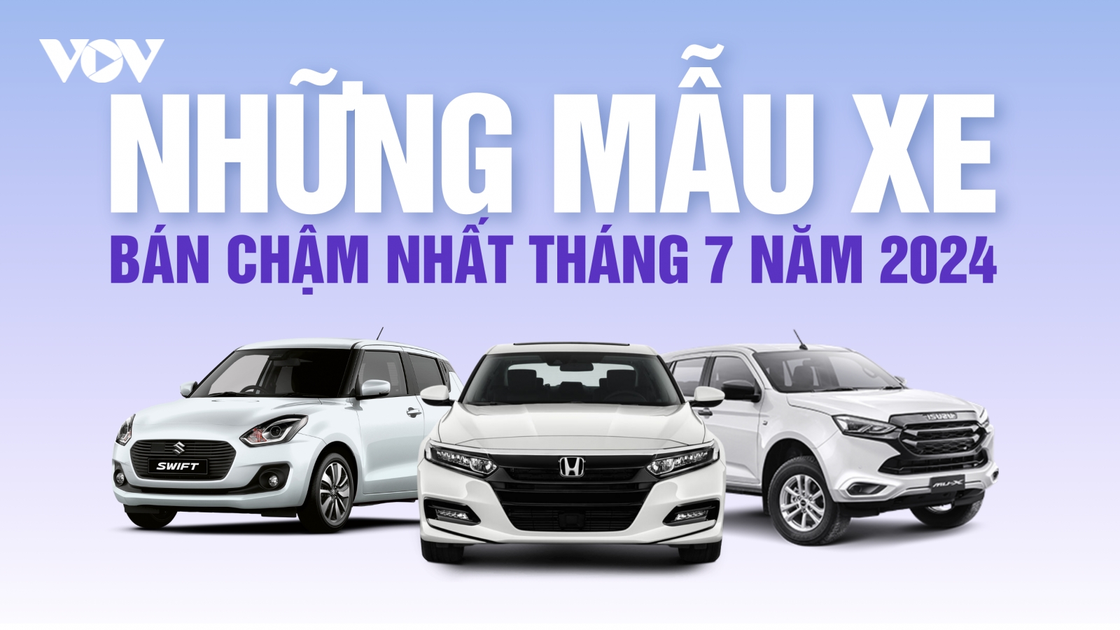 Top 10 mẫu xe bán chậm nhất tháng 7/2024: Xe Nhật chiếm đa số