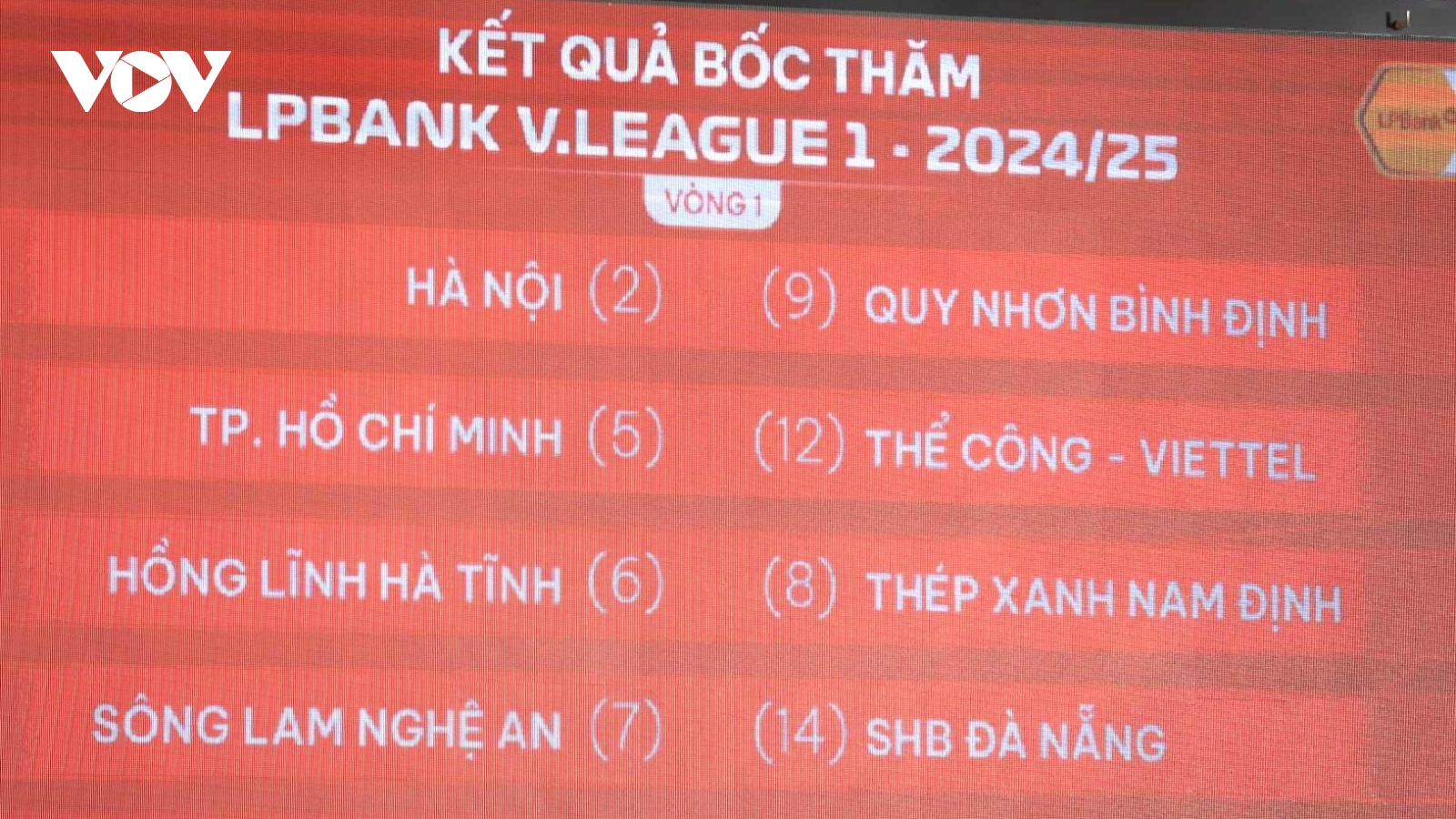 Bốc thăm V-League 2024/2025: ĐKVĐ Nam Định làm khách, ''đại chiến'' ngay vòng 1