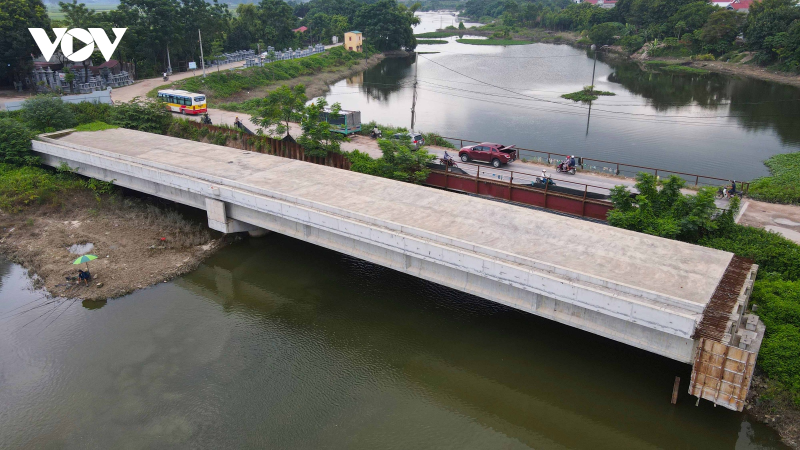 Cận cảnh dự án cầu Nét hơn trăm tỷ đồng chậm tiến độ ở Bắc Ninh