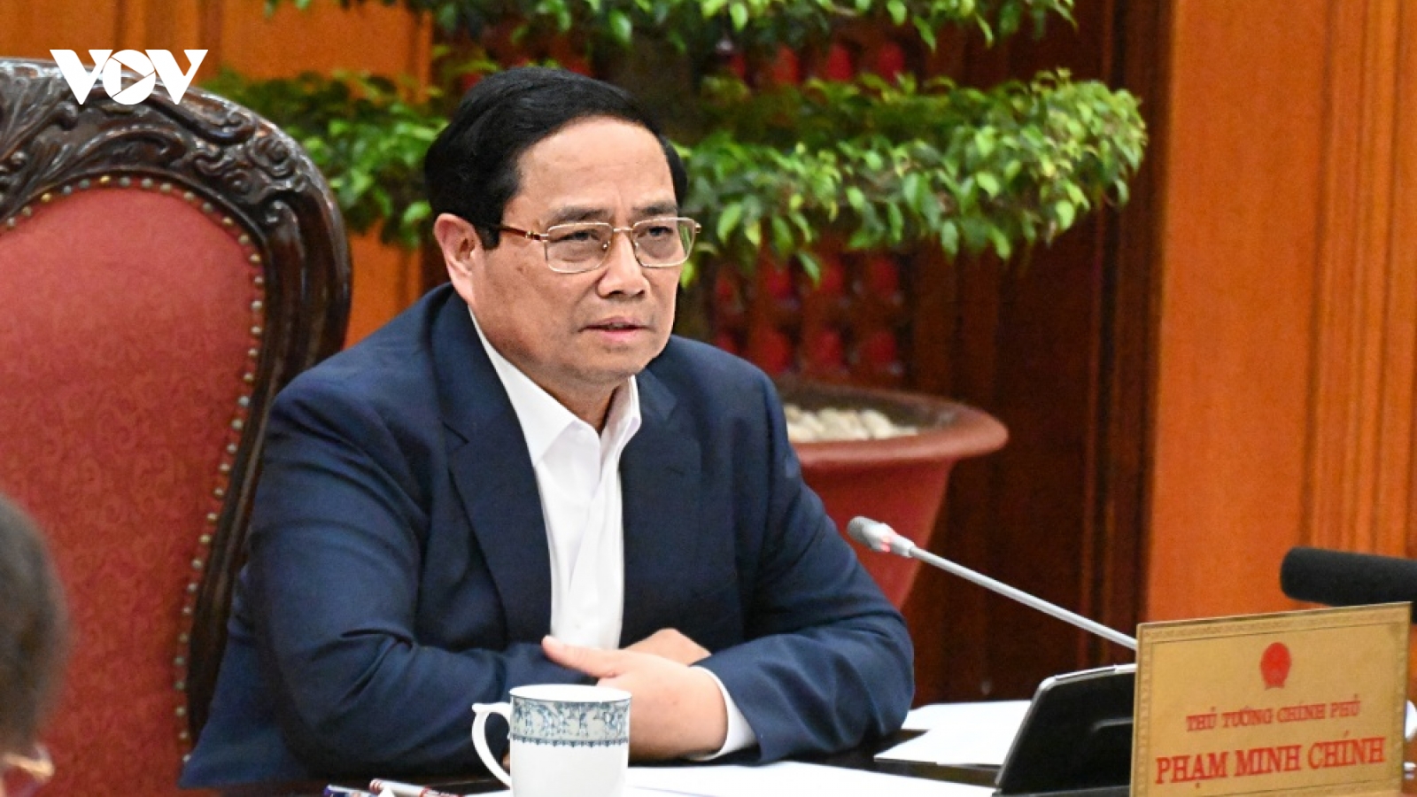 Thủ tướng Phạm Minh Chính chủ trì họp về chính sách tiền tệ