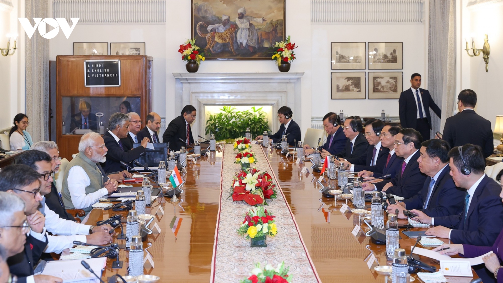 Thủ tướng Phạm Minh Chính hội đàm với Thủ tướng Ấn Độ Narendra Modi