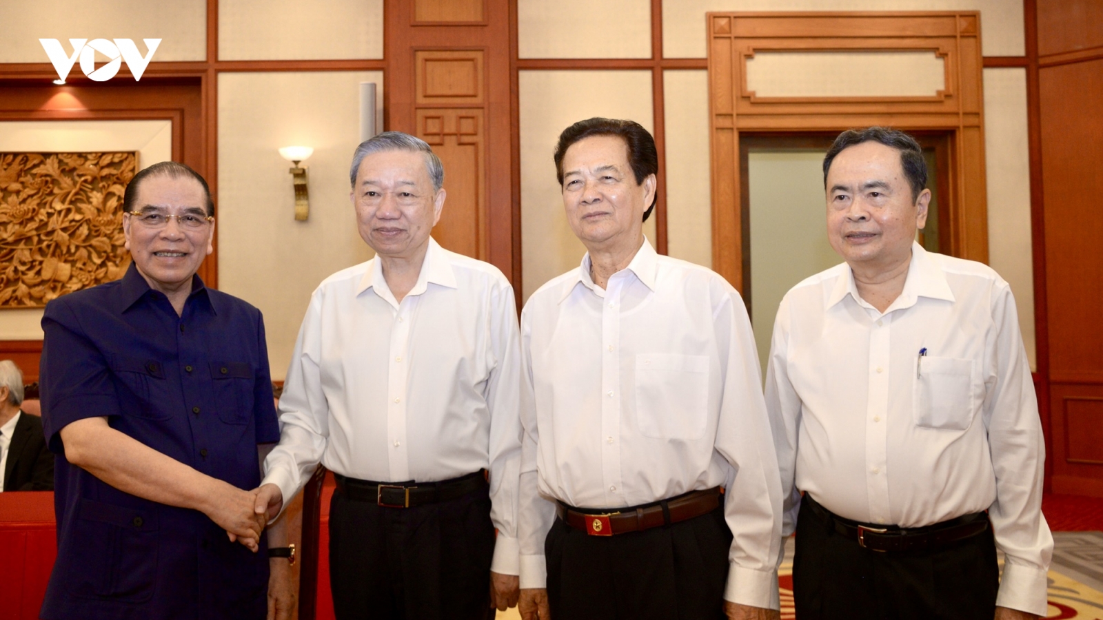 Tổng Bí thư, Chủ tịch nước gặp mặt lãnh đạo, nguyên lãnh đạo Đảng, Nhà nước