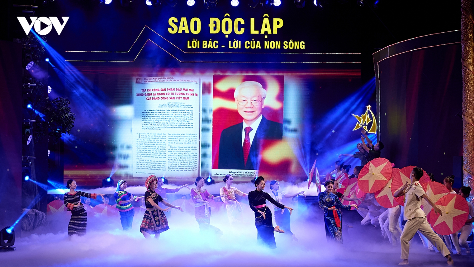 Nhiều cảm xúc trong chương trình chính luận nghệ thuật “Sao Độc lập” 2024