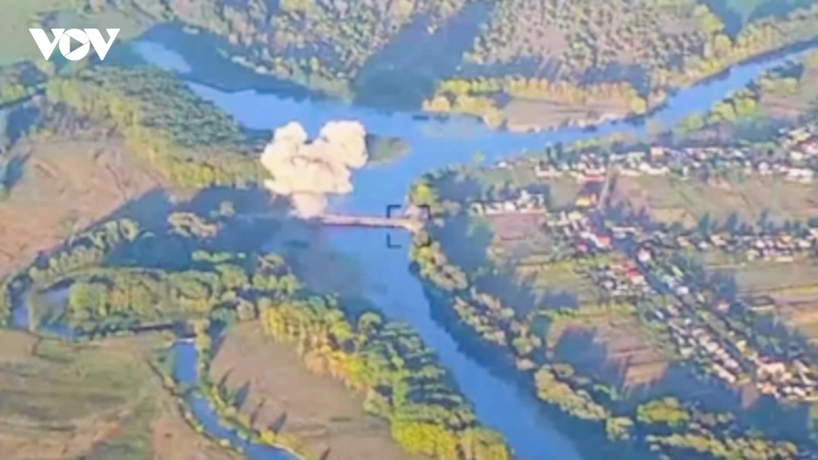 Ukraine tuyên bố đánh sập cây cầu chiến lược thứ hai tại tỉnh Kursk