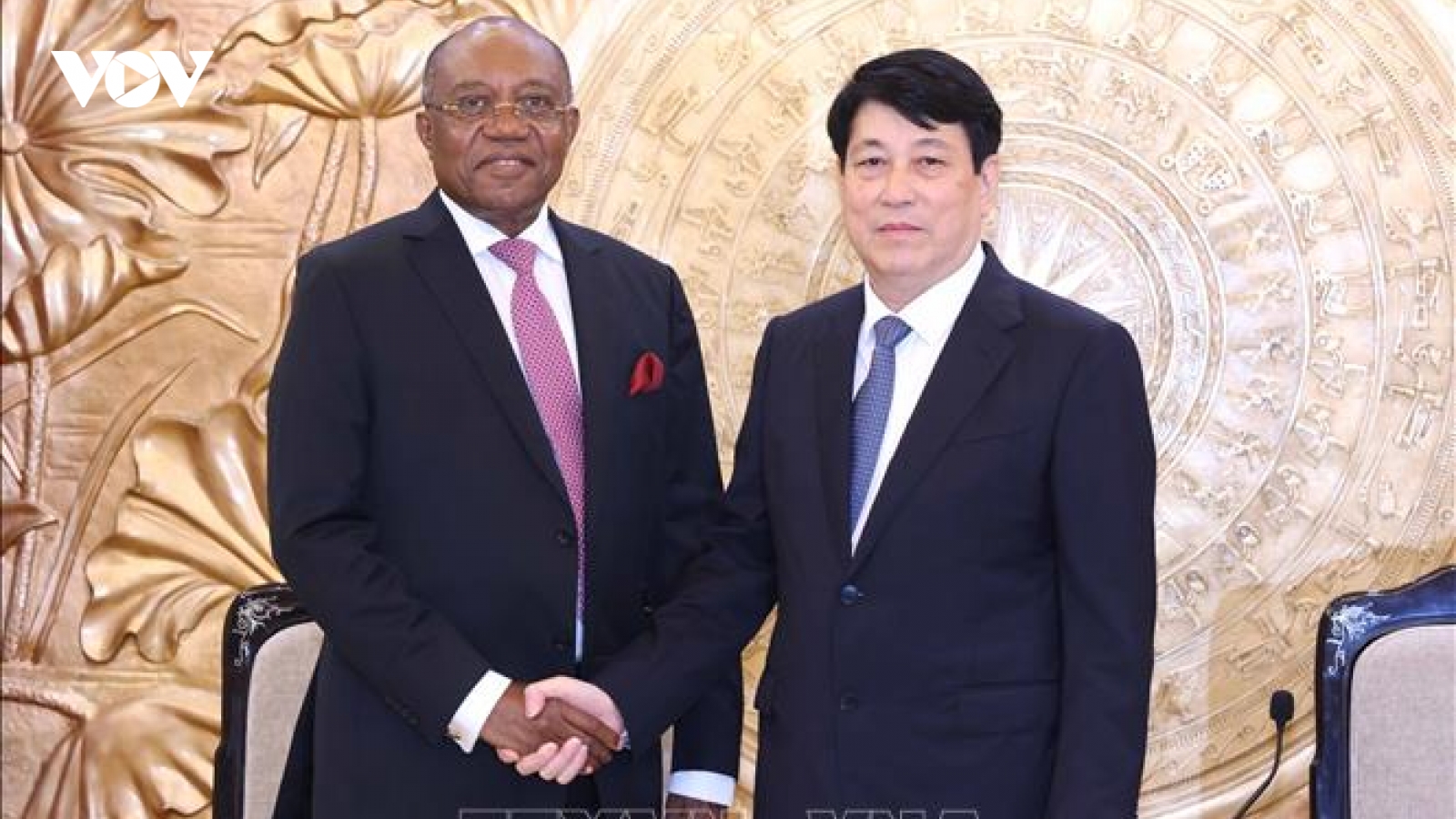 Thường trực Ban Bí thư tiếp Đoàn Đảng Phong trào Nhân dân Giải phóng Angola