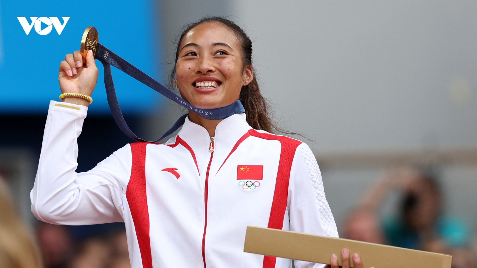 Quần vợt Trung Quốc giành HCV lịch sử ở Olympic Paris 2024