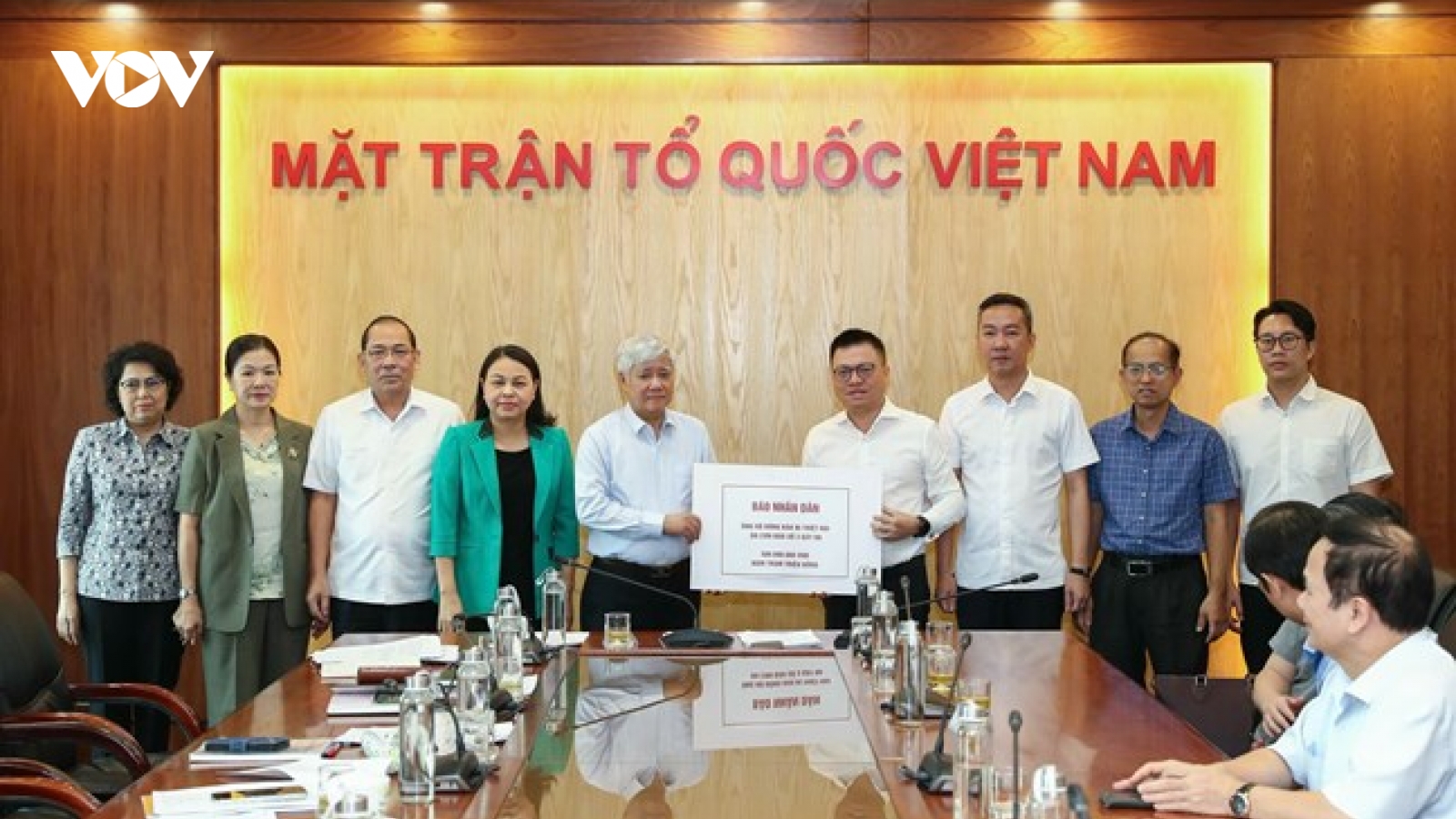 Mặt trận Tổ quốc Việt Nam tiếp tục công bố sao kê ủng hộ đồng bào vùng bão lũ