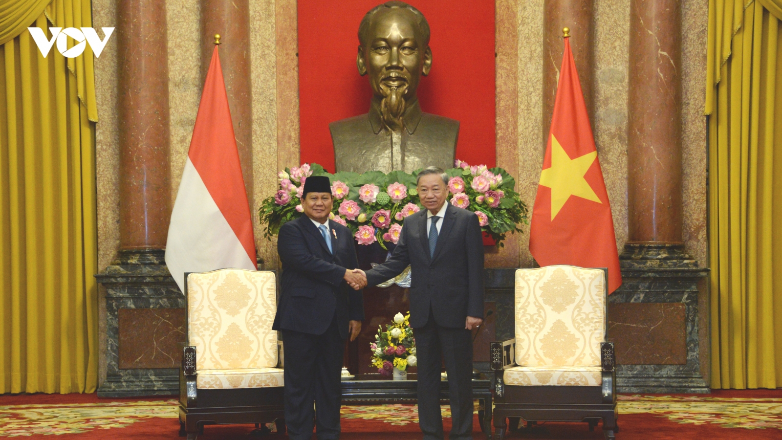 Tổng Bí thư, Chủ tịch nước Tô Lâm tiếp Tổng thống đắc cử Indonesia